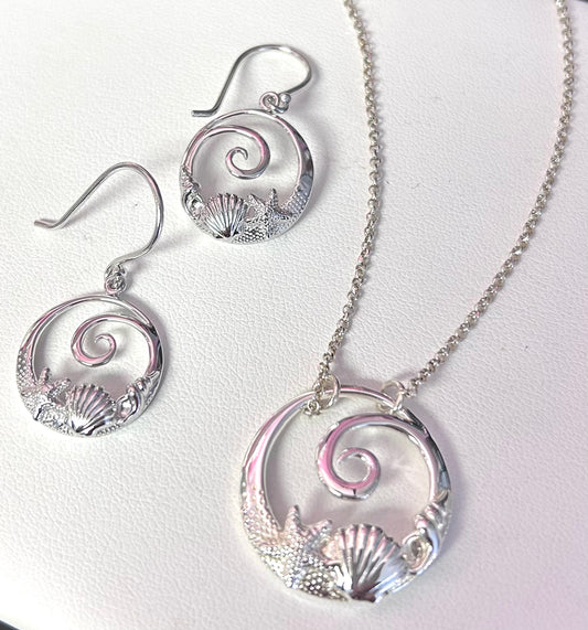 Ocean Wave Earrings