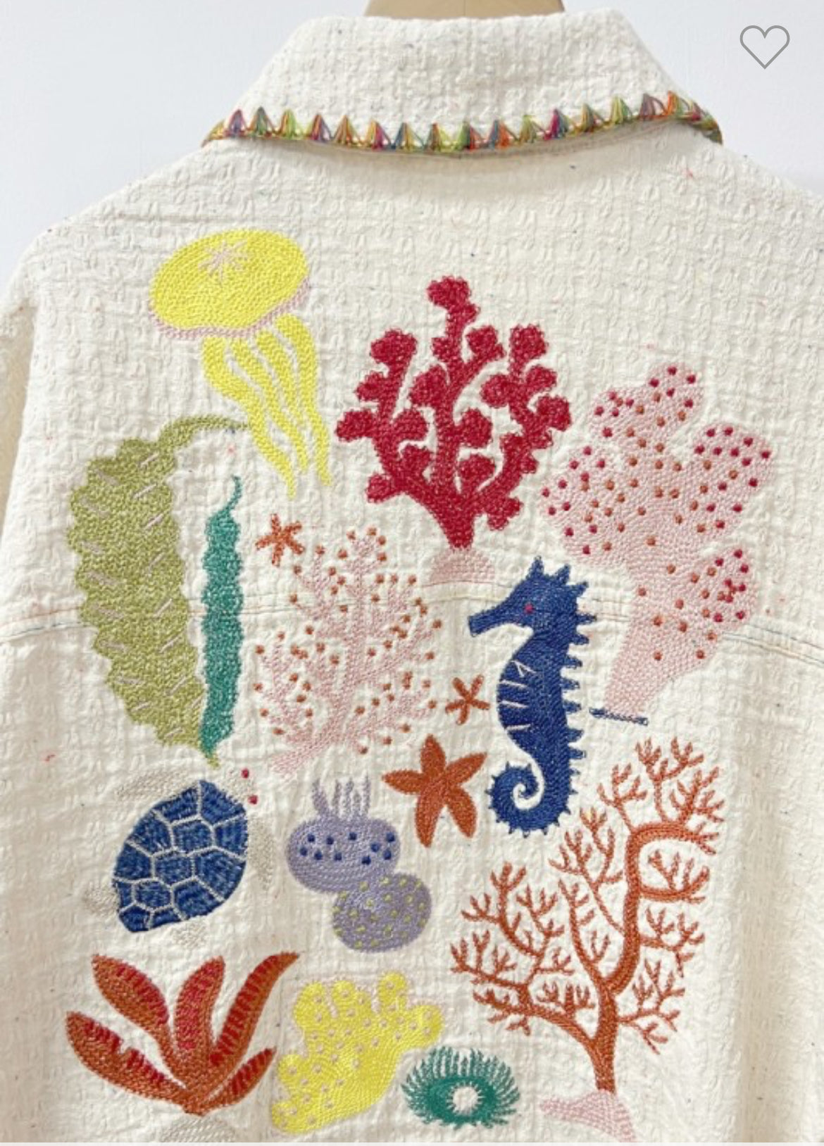 Sealife Embroidered Jacket