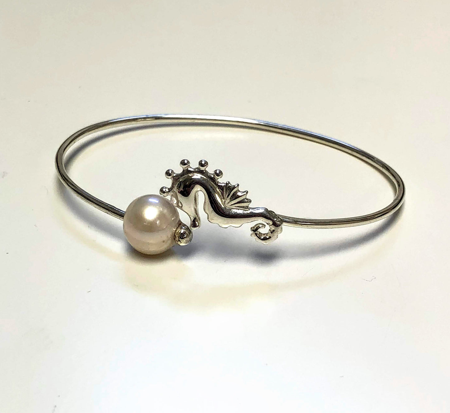 Sterling Silver Seahorse Bracelet