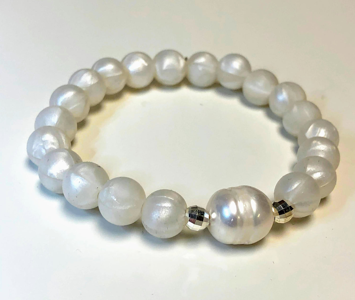 White Pearl Beach Bracelets