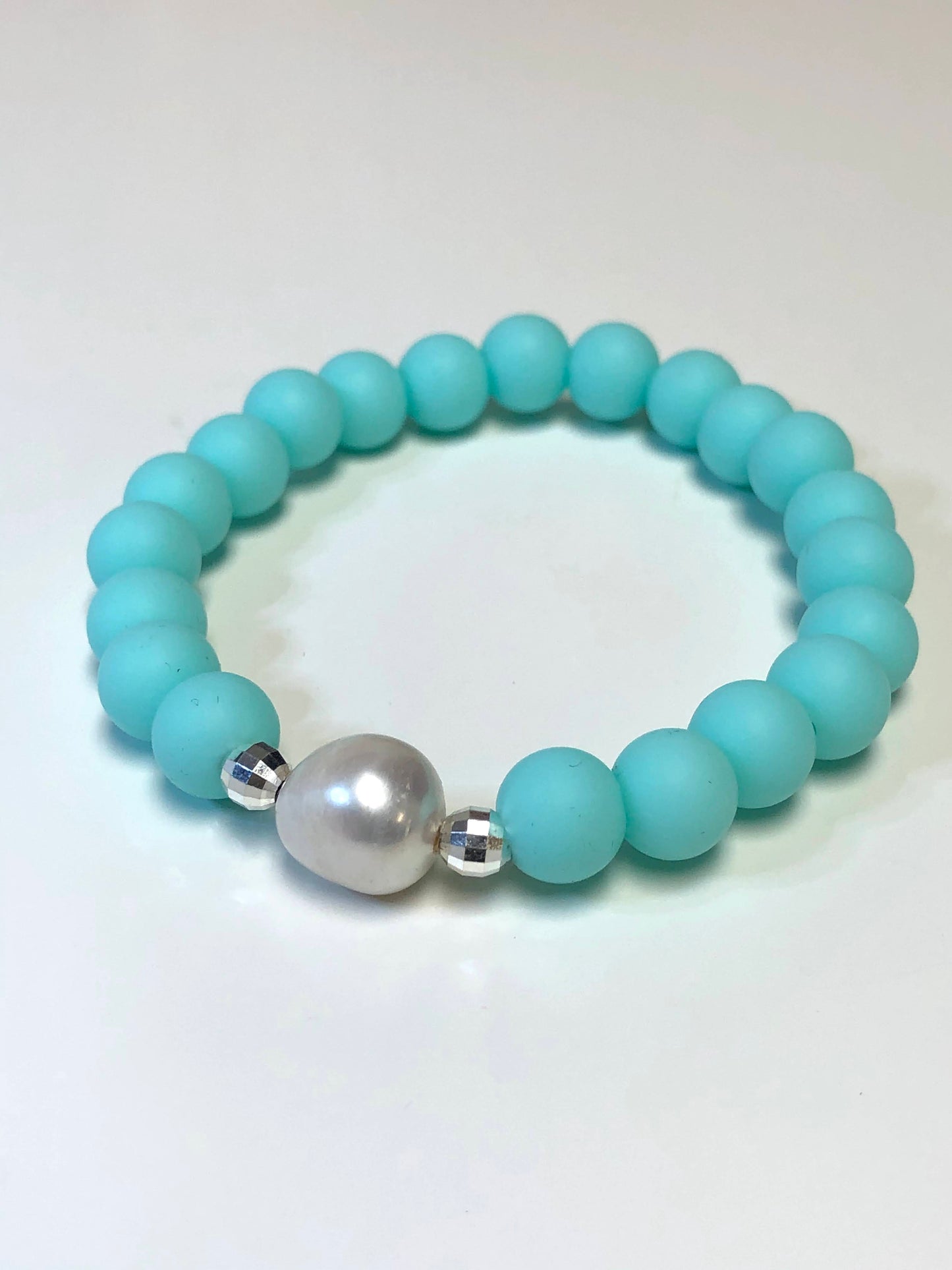 White Pearl Beach Bracelets