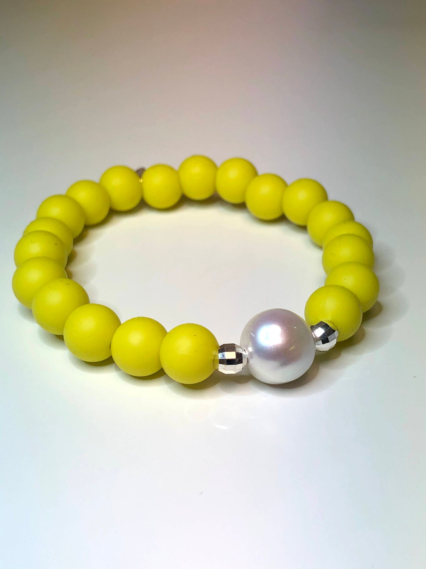 White Pearl Beach Bracelets