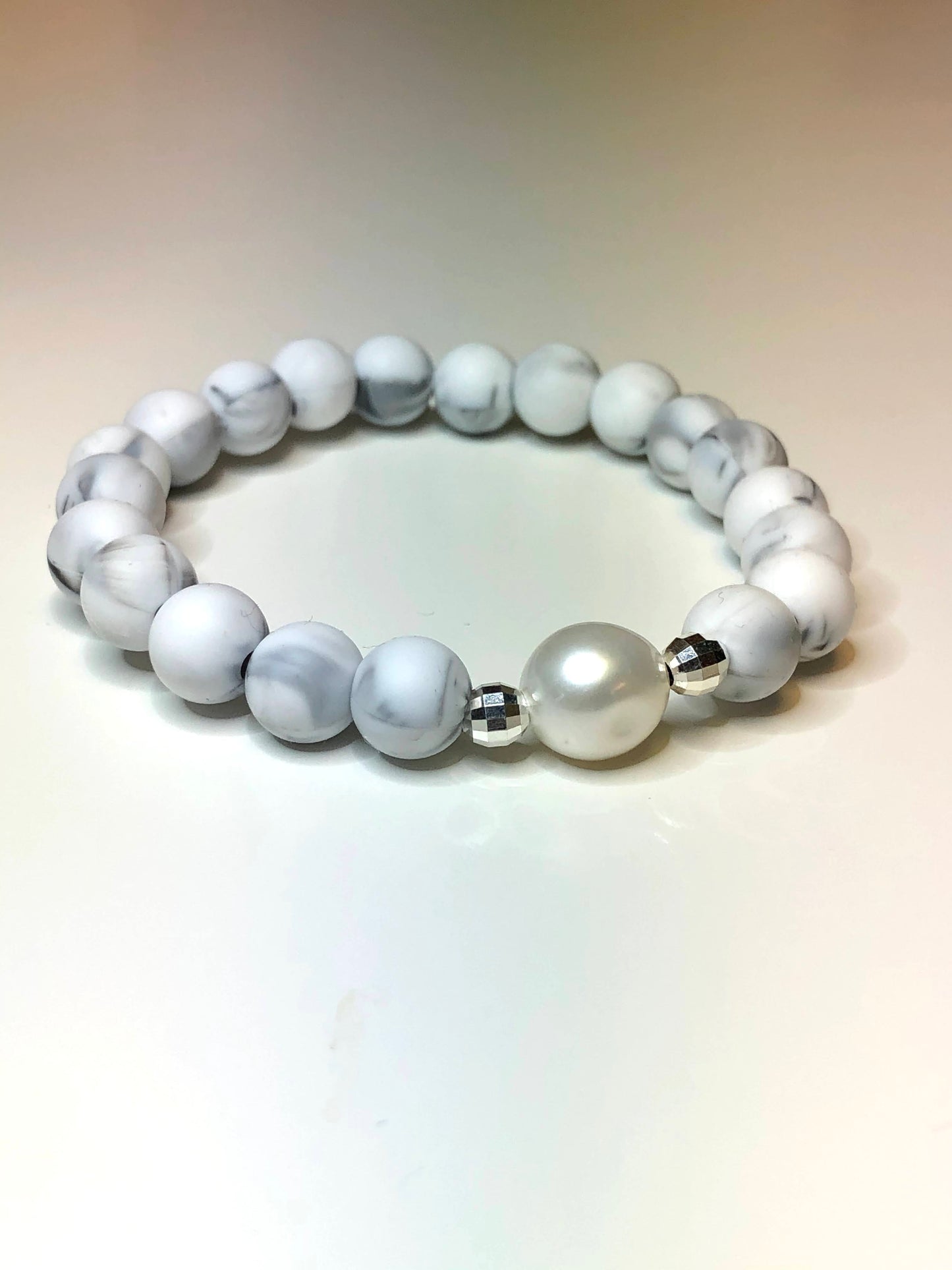 White Pearl Beach Bracelets