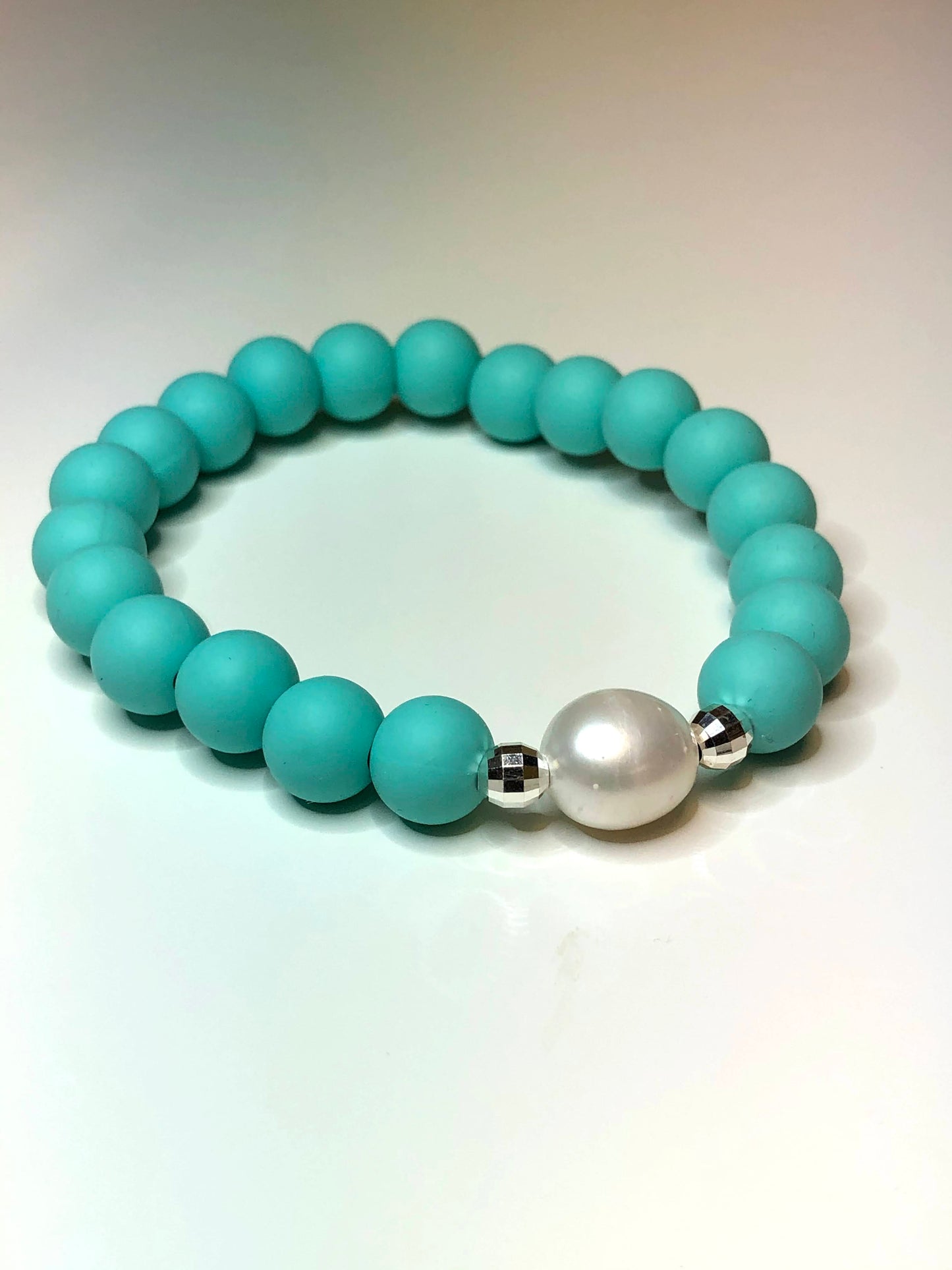 White Pearl Beach Bracelets