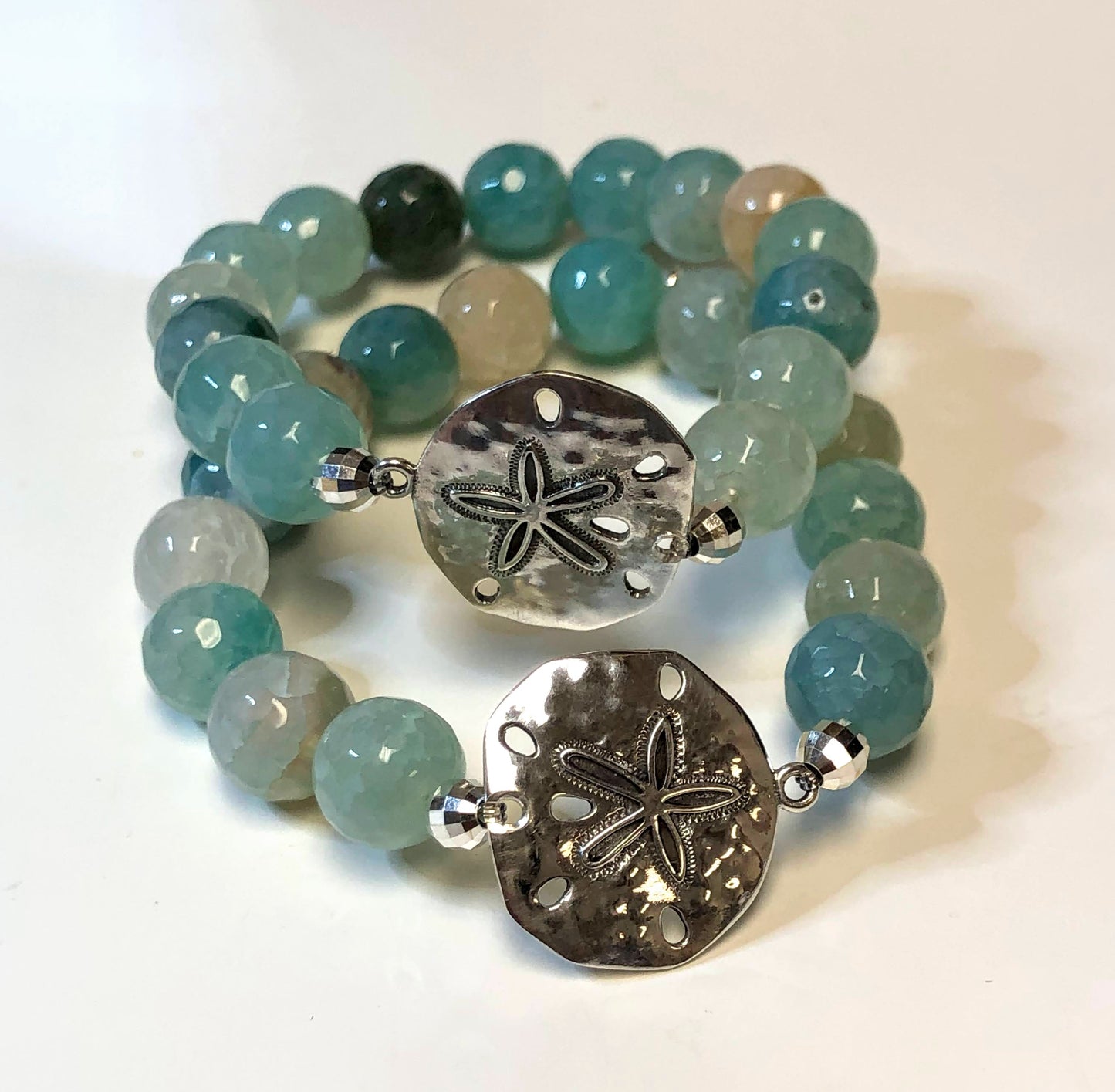 Sand Dollar Agate Bracelet