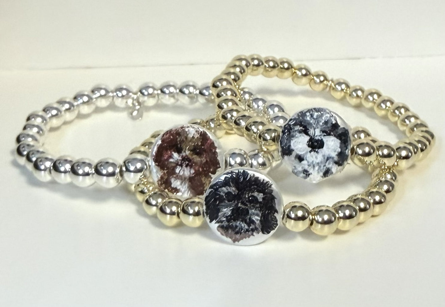 Painted Pearls Custom Beach Dogs Bracelets