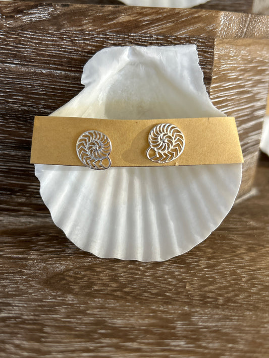 Open Nautilus Earrings