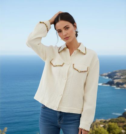 Sealife Embroidered Jacket