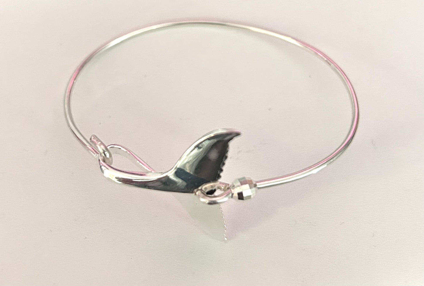 Sterling Silver Whale Tail Bracelet