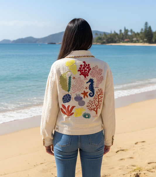 Sealife Embroidered Jacket
