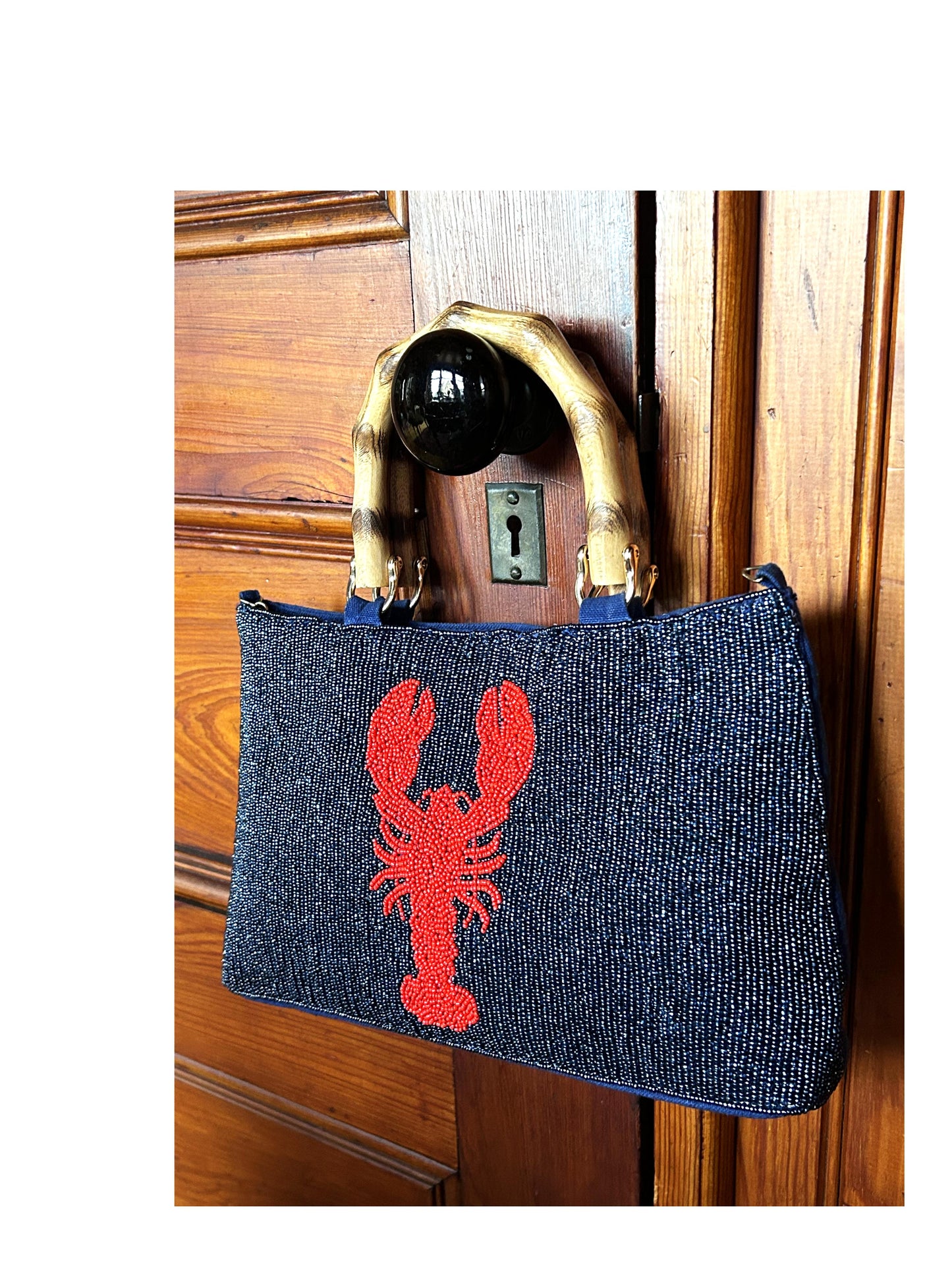 Beaded Lobster Handbag