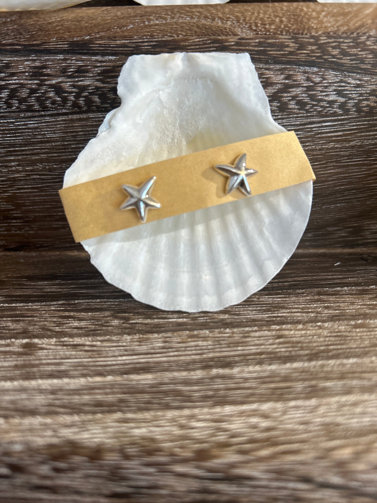 Chunky Starfish Stud Earrings