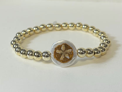 Painted Pearls Bracelets - Coastal Collection