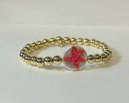 Painted Pearls Bracelets - Coastal Collection