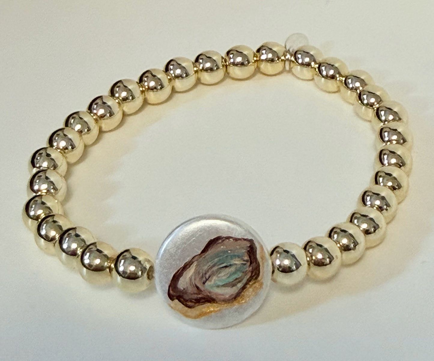 Painted Pearls Bracelets - Coastal Collection