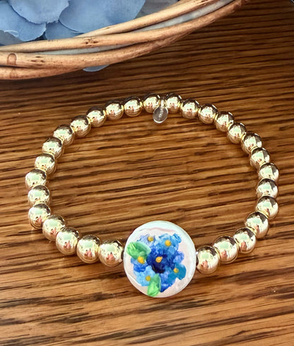 Painted Pearls Bracelets - Coastal Collection