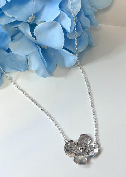 Hydrangea Blossom Necklace #13-SOLD