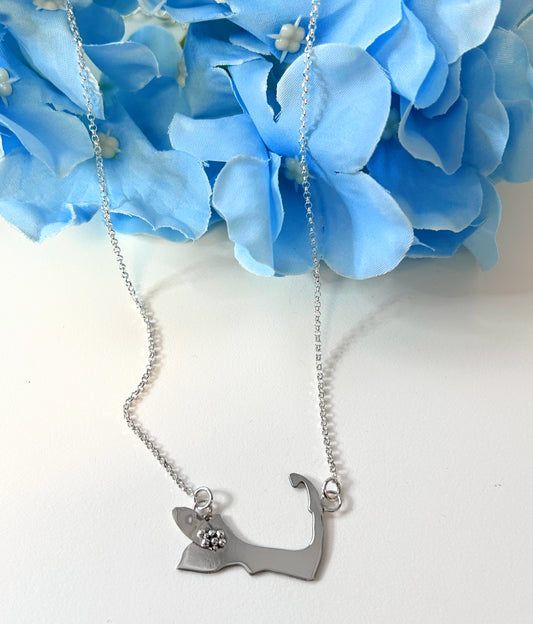 Cape Cod Hydrangea Blossom Necklace #19