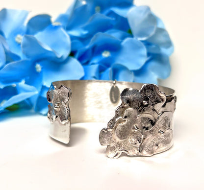 Hydrangea Blossom Cuff Bracelet #4