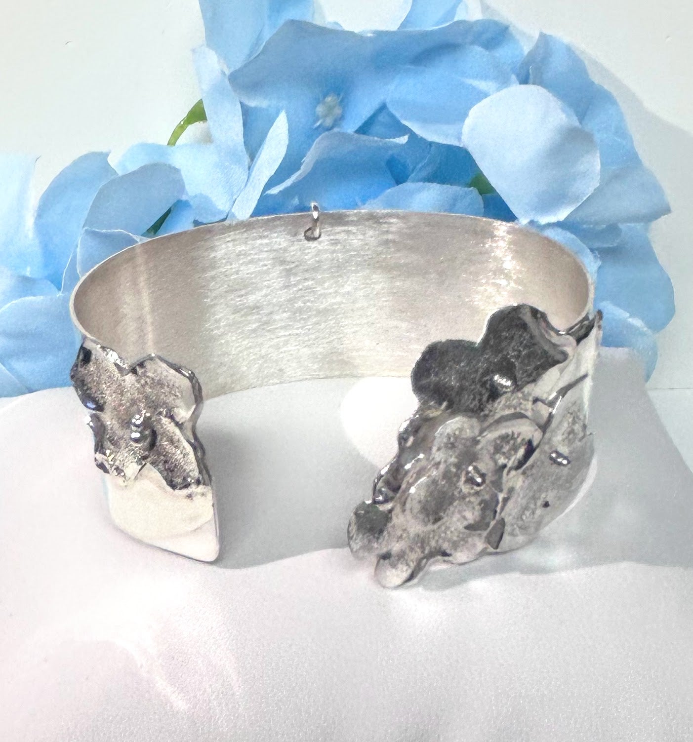 Hydrangea Blossom Cuff Bracelet #4