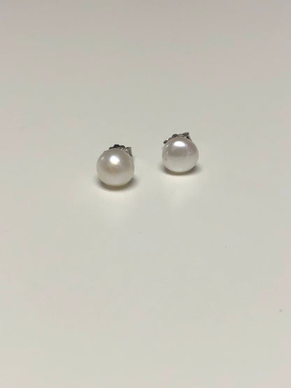 Pearl Stud Earrings