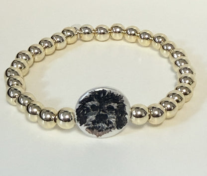 Painted Pearls Custom Beach Dogs Bracelets