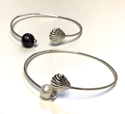 Sterling Silver Scallop Shell Bracelet