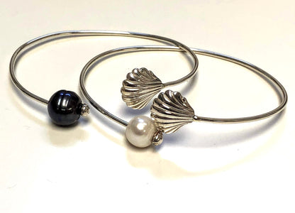 Sterling Silver Scallop Shell Bracelet